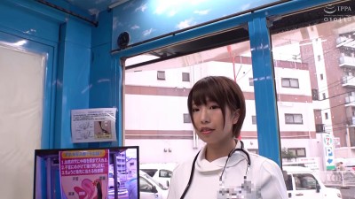 ナース中出しあんり。白衣の天使を騙してアナルVスポット指ズボッ！なし崩しに膣内デカチンデカチンナマ中出しSEX！撮って出しマジックミラー号