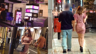 超スレンダーな爆乳美女は都内某高級店のラウンジ嬢でした。 れいな