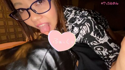 【個人撮影】インテリ系爆乳女子の喉奥責め＆自撮り乳圧鼻フェラ しょうこ