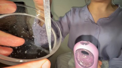 【個人撮影】閲覧注意！谷田かりなの唾液を加湿器で噴霧してみた！