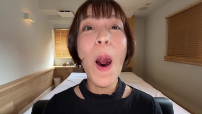 【個人撮影】玉城夏帆 初喉チンコ触り＆擬似フェラ体験