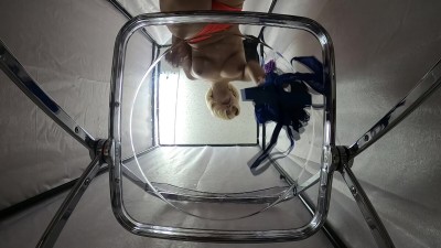 金髪ギャルがセクシー下着にお着替え