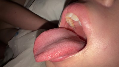 【個人撮影】大園明歩のハメ撮り風 Dキス＆口臭嗅ぎ