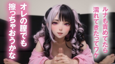 【最強進化】騎乗位大好き！萌えボイスAIアイドル 小日向ルナがアナタを見つめて痴女責めフルスロットル【フルAI美少女】